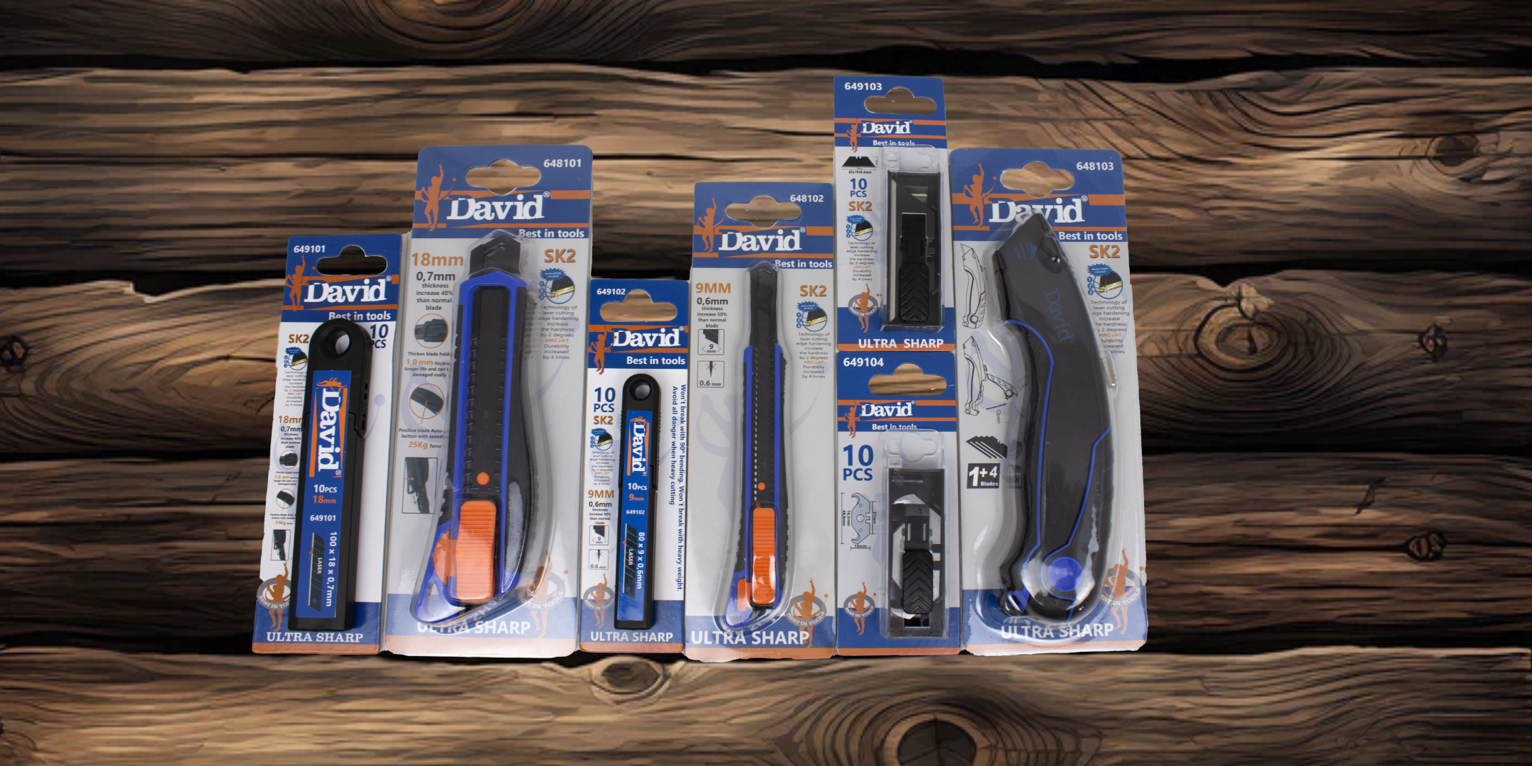 DAVID afbreek messen